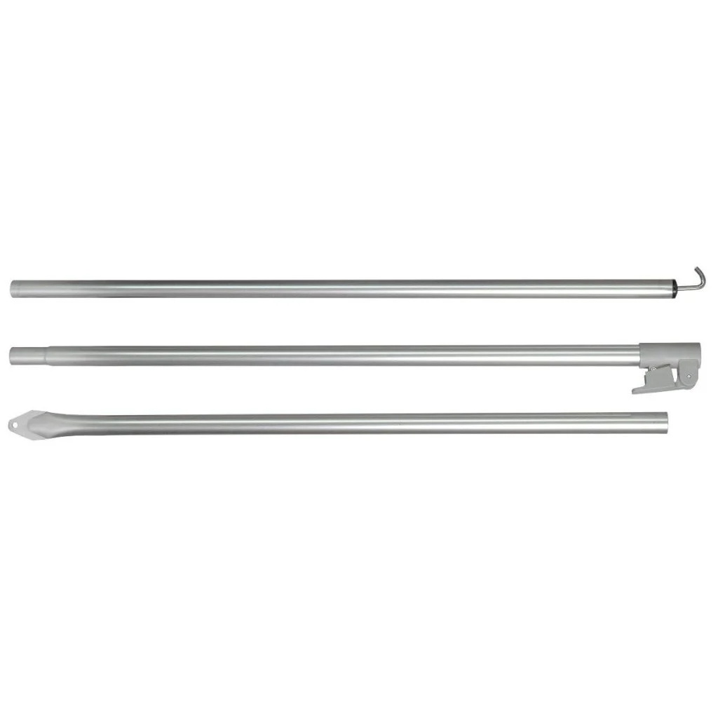 Dakligger staal met haak/klem 32mm Quick-Grip 170-300cm