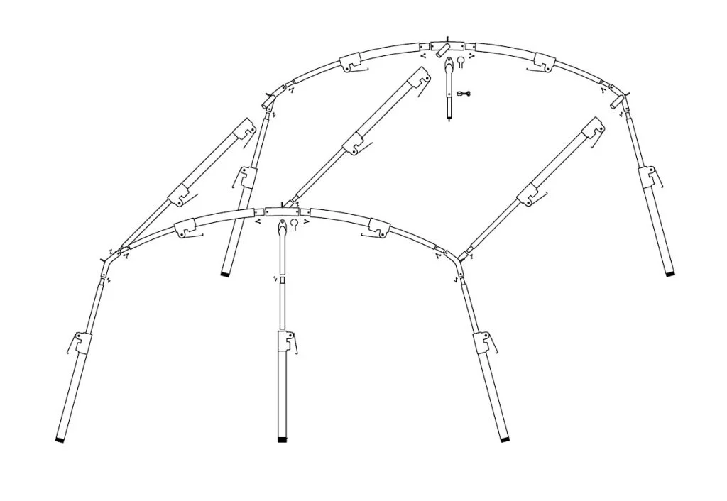 Boogframe ERIBA Touring Troll Ø28mm aluminium