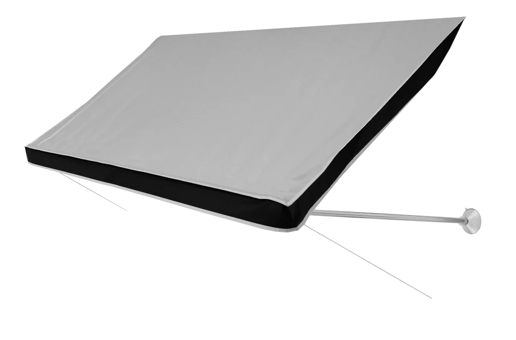 Raamluifel 185 x 80cm Classic Solid Anthracite