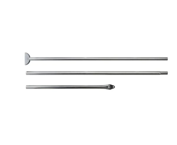 Staander staal met beugelvoet/ klem 28mm Quick-Grip 160-260cm
