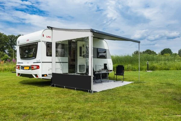 NOMAD Zijwand basis met raam 250 243-258cm Large