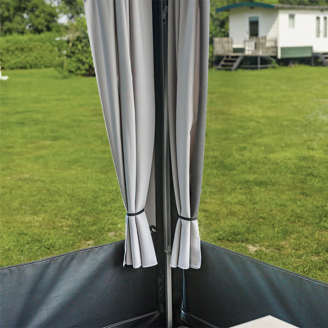 9500103 - Adventure Voorwand Gordijn Grijs 170cm (D) 9500103 - Adventure Voorwand Gordijn Grijs 170cm (D)