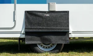 REDA wielflap met zuignappen en verstelbaar koppelprofiel in Solid Anthracite